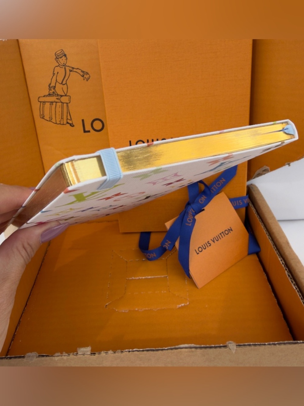 Louis Vuitton Murakami Monogram Multicolor Jane Notebook MM Limited Edition NEW - Picture 12 of 12